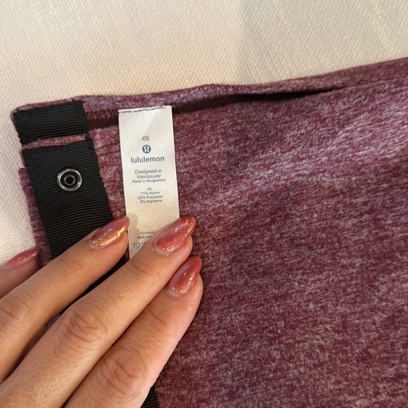 EUC reversible Vinyasa scarf. Worn once. Clean! I believe Garnet is the color. - Picture 2 of 3